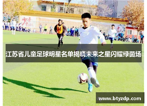江苏省儿童足球明星名单揭晓未来之星闪耀绿茵场